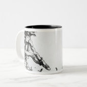 I Balli de Spessanei、かLe Grande Chasse ツートーンマグカップ (正面左)