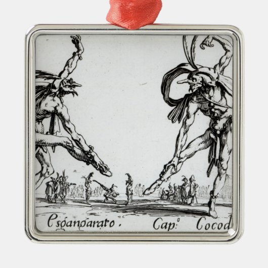 I Balli de Spessanei、かLe Grande Chasse メタルオーナメント (正面)