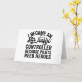 I Became An Air Traffic Controller Because Pilots カード (黄色い花)