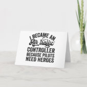 I Became An Air Traffic Controller Because Pilots カード (正面)