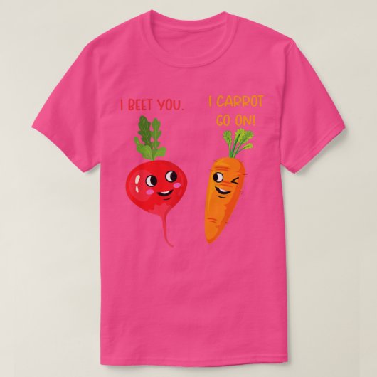 I Beet I Carrot Go on Dauton Beet おもしろい & Car Tシャツ (デザイン正面)