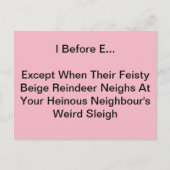 I Before Eはがき ポストカード (正面)