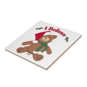 I Believe! クリスマスのテディベア タイル (側面)