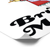 i believe in brushing my teeth girl ポスター (角)