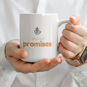 I believe in Gods Promises-Faith コーヒーマグカップ