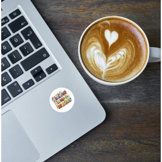 I Believe in My Teacher_appreciation stickers  ラウンドシール