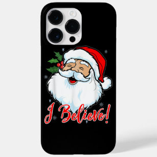I Believe In Santa Claus T-Shirt Funny Christmas H Case-Mate iPhone 14 Pro Maxケース