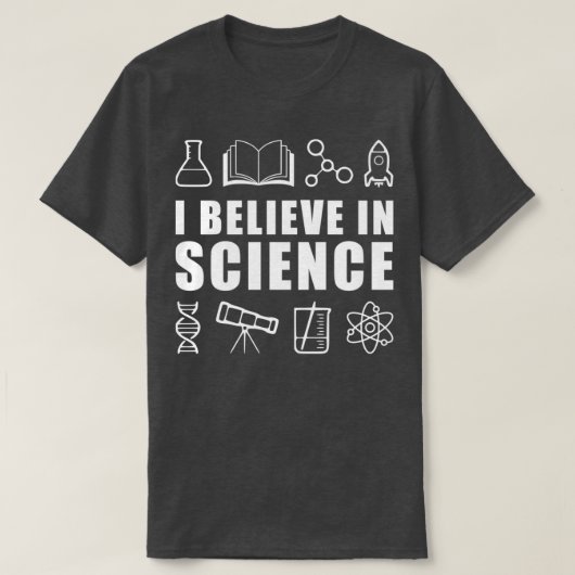 I Believe in Science 1 Tシャツ (デザイン正面)