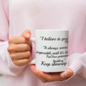I Believe In You - Motivational Ceramic Mug - Dail マグカップ