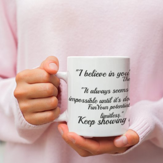 I Believe In You - Motivational Ceramic Mug - Dail マグカップ