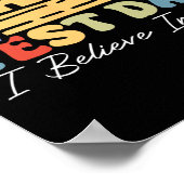 I Believe In You Test Day Motivation Math Testing ポスター (角)