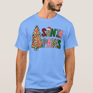 I Belive in Santa Paws, Funny Christmas Paws, Pet Tシャツ