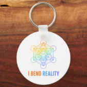 I Bend Reality – Sacred Geometry Energy Design キーホルダー (正面)