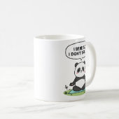 “I Bend So I Don’t Break” panda design コーヒーマグカップ (正面右)