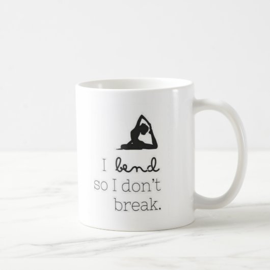 I bend Yoga mug コーヒーマグカップ (右)