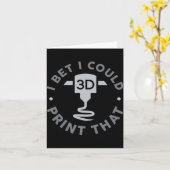 I Bet I Could Print That  カード (黄色い花)