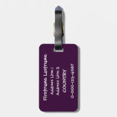 I BIKEカスタム荷札 ラゲッジタグ (裏面縦)