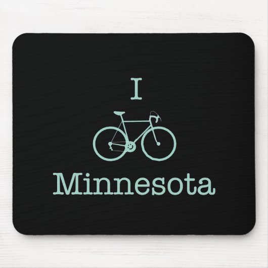 I Bike Minnesota (Award Winner!) マウスパッド (正面)