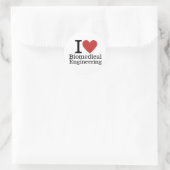 I❤️ Biomedicalエンジニアリング ラウンドシール (バッグ)