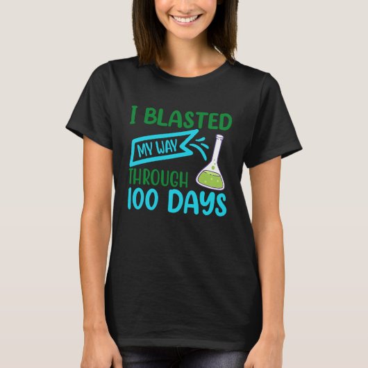 I Blasted My Way Through 100 Days Kids 100th Day O Tシャツ (正面)