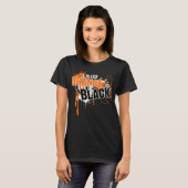 I Bleed Orange And Black Tシャツ (正面フル)