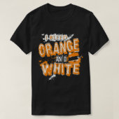 I Bleed Orange and White Tennessee   Tシャツ (デザイン正面)