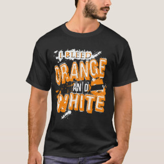 I Bleed Orange and White Tennessee   Tシャツ