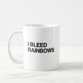 I BLEED RAINBOWS.png コーヒーマグカップ (左)