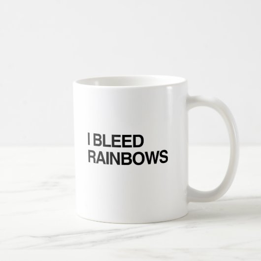 I BLEED RAINBOWS.png コーヒーマグカップ (右)