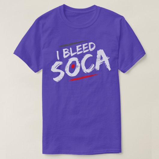 I Bleed Soca - Music Lover Tシャツ (デザイン正面)