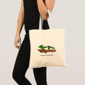 I Blend In On My Own Terms - Chameleon Tote Bag トートバッグ (正面(商品))