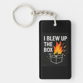 I blew up the box key chain キーホルダー