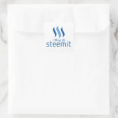 I Blog @ Steemitステッカー スクエアシール (バッグ)