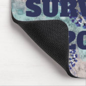 I Blue Covid生き延び Virusマウスパッド マウスパッド (コーナー)