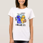 I Blue Itアーティスおもしろいト絵を描プン Tシャツ (正面)