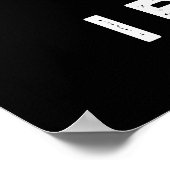 I Blue Itアーティスおもしろいト絵を描プ・ダークBG ポスター (角)