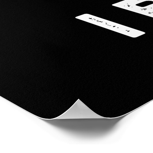 I Blue Itアーティスおもしろいト絵を描プ・ダークBG ポスター (角)