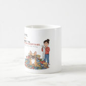 I Bought The Frenchie Everything Funny French Bull コーヒーマグカップ (中央)