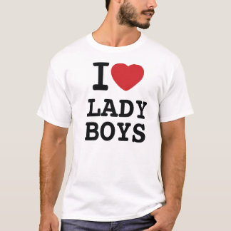 I BOYSハートの女性 Tシャツ