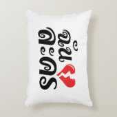 I Broken ハート(Love)ラコン★タイ語★ アクセントクッション (正面(垂直))