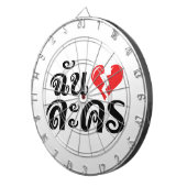 I Broken ハート(Love)ラコン★タイ語★ ダーツボード (正面右)