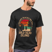 I Browse Beaches And Surf Bald Head Island Surfing Tシャツ (正面)