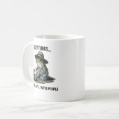 I Bury Things Maybe Plants Maybe People Mug コーヒーマグカップ (正面左)