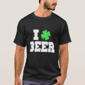 I C Beer St Patricks Day Irish Pats Sarcastic Tシャツ (正面)