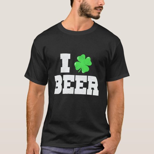 I C Beer St Patricks Day Irish Pats Sarcastic Tシャツ (正面)