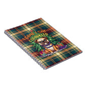 I Came I Sat I Sparkled Funny Christmas Bulldog ノートブック (右側)