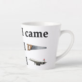 I Came, I Saw, I… カフェラテマグ (右)