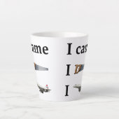 I Came, I Saw, I… カフェラテマグ (正面)