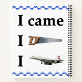 I Came, I Saw, I… ノートブック (裏面)