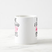 I Came I Saw I Had Anxiety So I Left コーヒーマグカップ (中央)